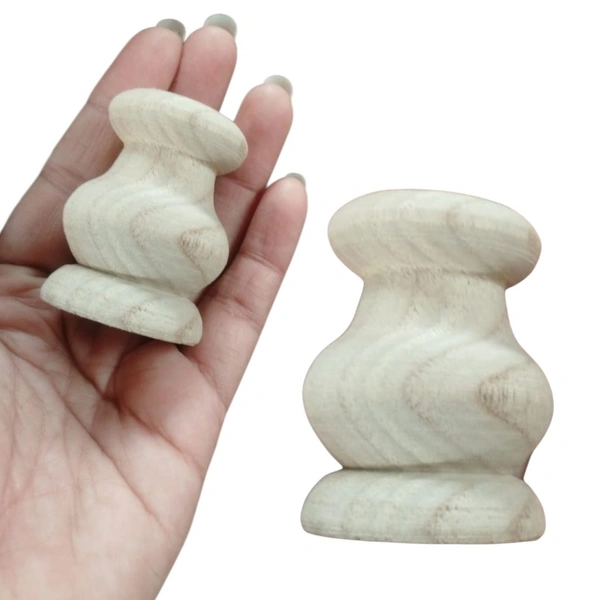 Wooden Chowki Leg 2 Inches - set of 4