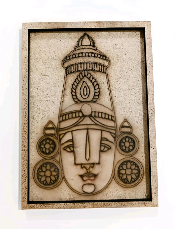 Pre Marked Coaster Square For Resin Balaji / Venkateshwara / Tirumala - 6