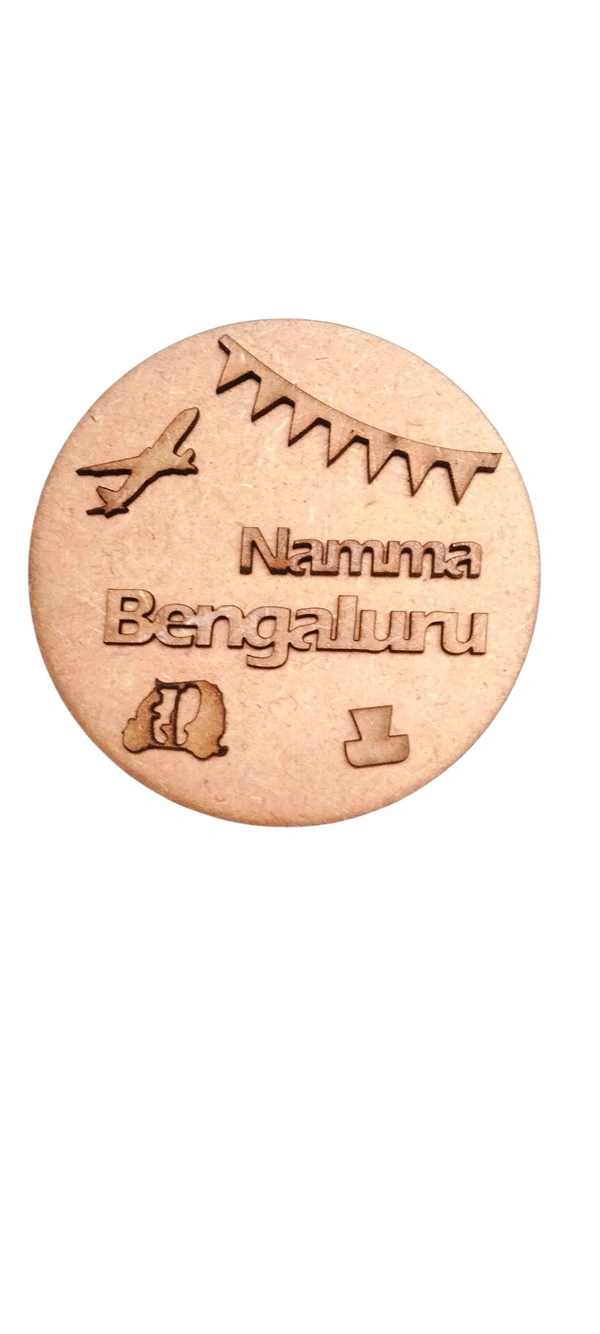 Namma Bengaluru English Fridge Magnet - Set Of 10