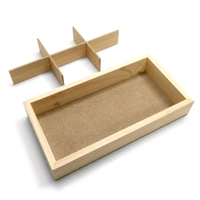 Pinewood Shadow Box / Dryfruits Partition Box / Gift Box