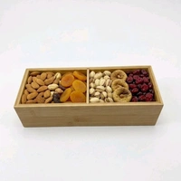 Pinewood Shadow Box / Dryfruits Partition Box / Gift Box