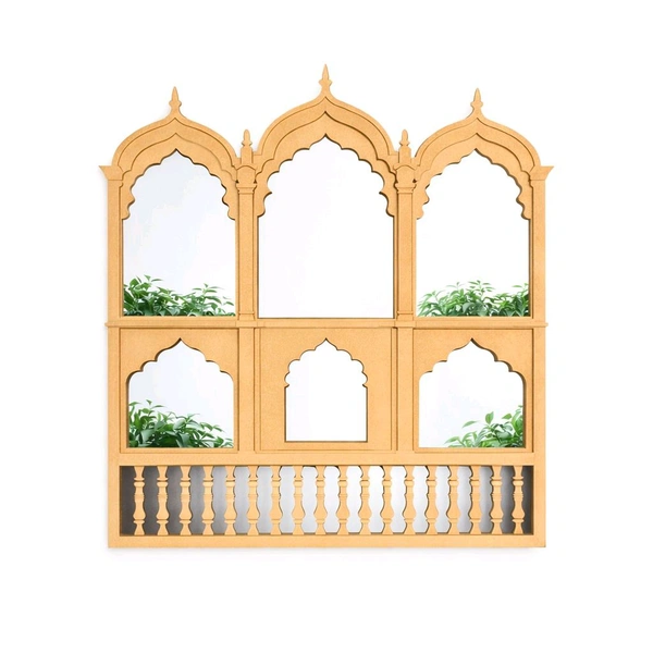 Jharokha With 6 Mirror - 17 * 16 inches