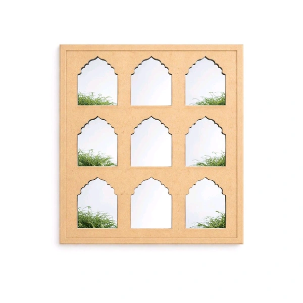 Jharokha With 9 Mirror - 12 * 10 inches