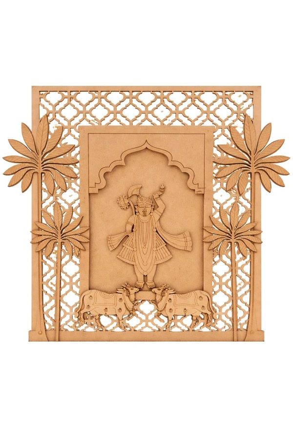 Jharokha Set With Shree Nath Ji - 16 * 12.5 * 1.5 inches