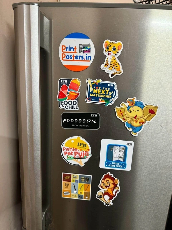 Custom Acrylic fridge magnet UV printed - 50 pcs 3x3 inches -