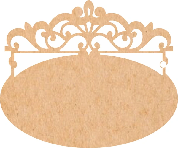 Laser cut name board - 23 - 12 x 10 inches, 6mm
