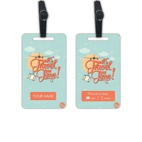 Custom Acrylic UV Printed Travel Tag – Personalized Luggage Tag - Set of 50 pcs