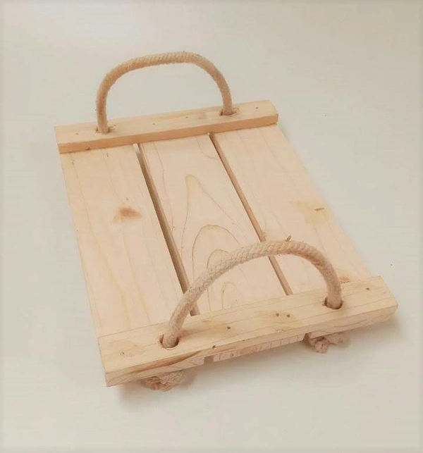Wooden Platter 3 - 12" X 9", 15mm, 3018