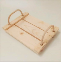Wooden Platter 3 - 12" X 9", 15mm, 3018