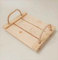 Wooden Platter 3 - 12" X 9", 15mm, 3018