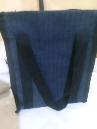 Canvas Lunch Bag  - Blue, Hight 32cm Bergth 25cm Side 16cm
