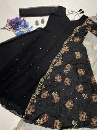 MIRROR DRESS - Black, XXL-44