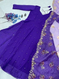 MIRROR DRESS - Purple, XL-42