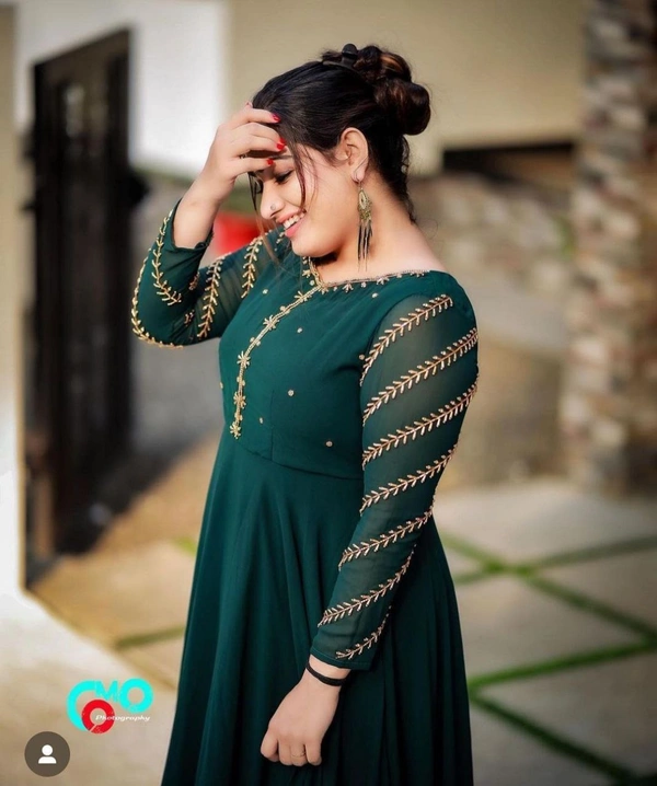 ANARKALI - Bottle Green, S-36