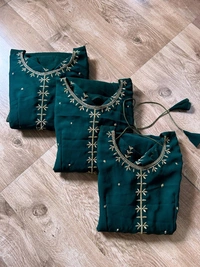 ANARKALI - Bottle Green, S-36