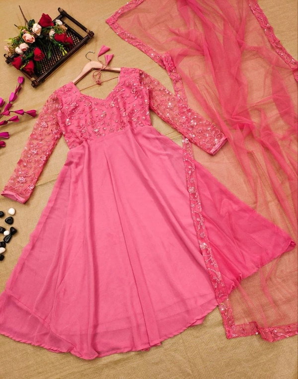 PINK ANARKALI  - Pink Salmon, M-38