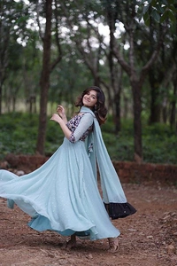 MONA ANARKALI  - Baby Blue, L-40