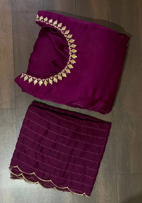 Cut Work - wine, L-40