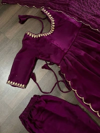 Cut Work - wine, XL-42
