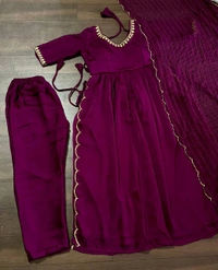 Cut Work - wine, XL-42