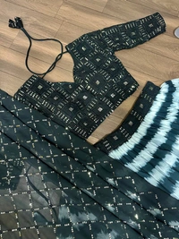 Siburi Lehenga  - Black, Black