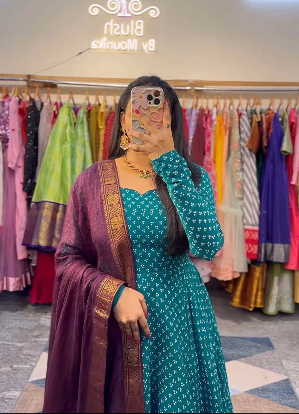 Anarkali With Kota Duppta - more peace, XL-42