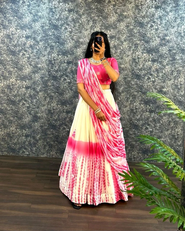 Water Sibori  - Pink, 3XL-46