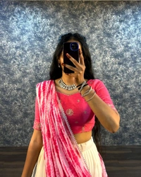Water Sibori  - Pink, 3XL-46