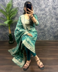 Suganya  - Eastern Blue, Xxxl -46