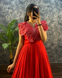 Butterfly 🦋 Grown  - M-38, Red
