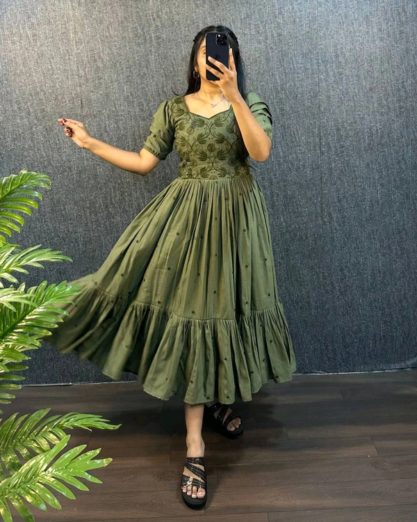 Sundari Recreation Sai Pallavi  - green, 2XL-44