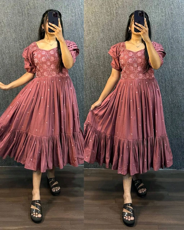 Sundari Recreation Sai Pallavi  - Hippie Pink, 3XL-46