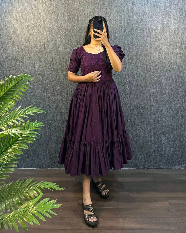 Sundari Recreation Sai Pallavi  - Medium Red Violet, S-36