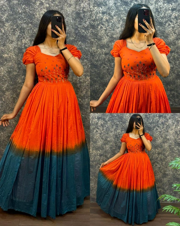 Usha Gown  - Cinnabar, L-40
