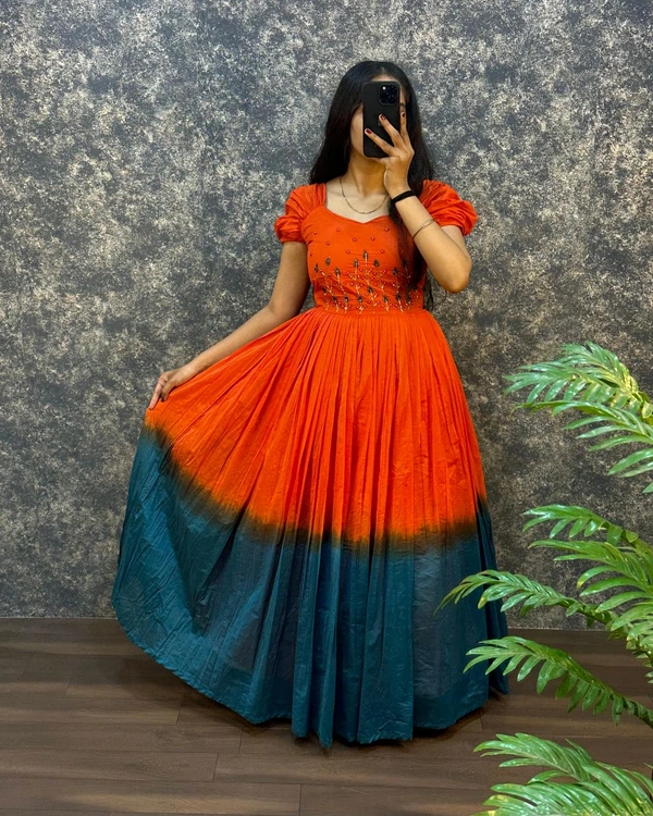 Usha Gown  - Cinnabar, L-40