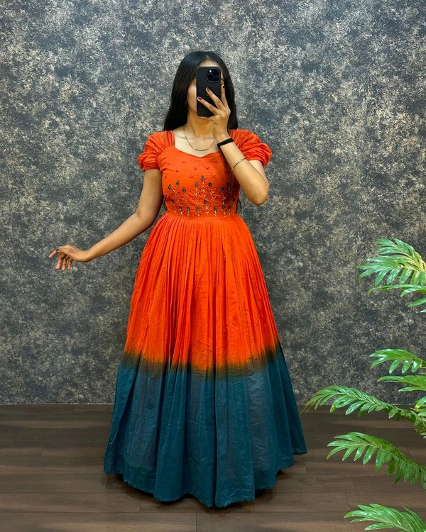Usha Gown  - Cinnabar, L-40
