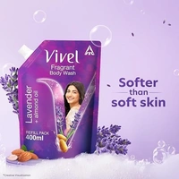 Vivel Fragrant Body Wash (Lavender + Almond Oil) 400 ml - 400 ML
