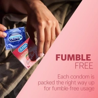 Durex Extra Thin Wild Strawberry Flavored Condoms (3pcs) - 3 Pieces