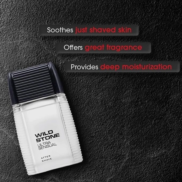 Wild Stone Ultra Sensual After Shave Lotion for Men - 50 ML