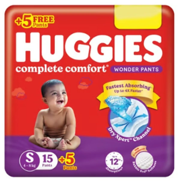 Huggies Wonder Diaper (Pants, S, 4-8 kg)