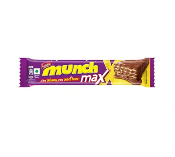 Nestle Munch Max Choco Coated Crunchy Wafer Bar - 38.5 GM