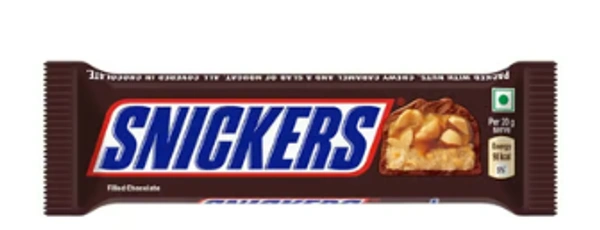 Snickers Peanut Nougat & Caramel Filled Bar 45 g  - 45 GM