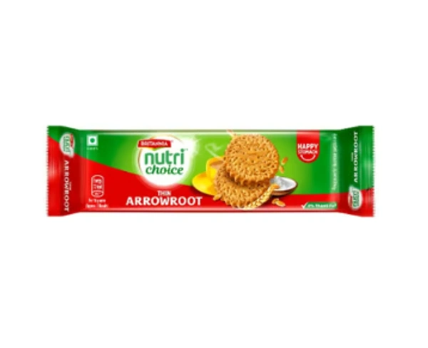 Britannia NutriChoice Thin Arrowroot Biscuit - 150 GM