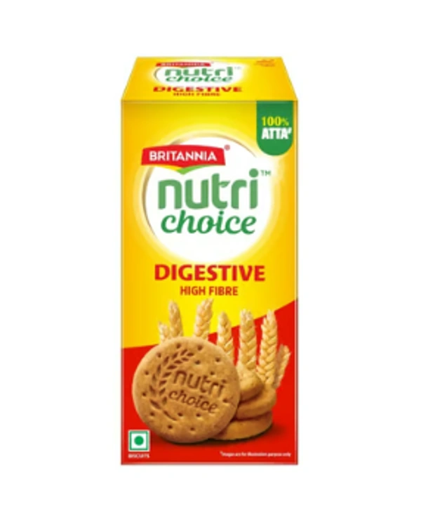 Britannia NutriChoice Digestive High Fibre Biscuit - 250 g Family Pack - 250 GM