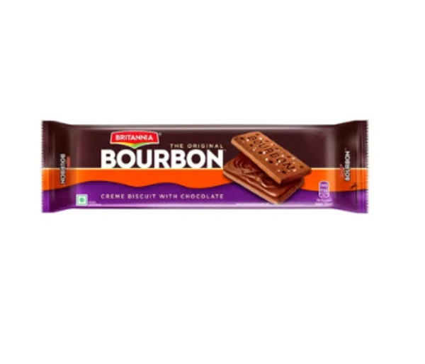 Britannia The Original Bourbon Creme Biscuit With Chocolate - 150 GM