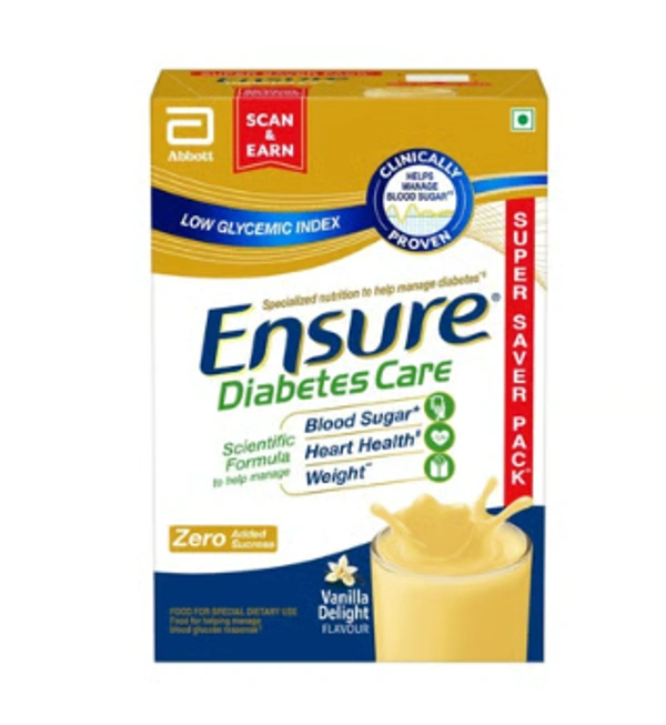 Ensure Diabetes Care Drink Mix (Vanilla Delight) - 375 GM
