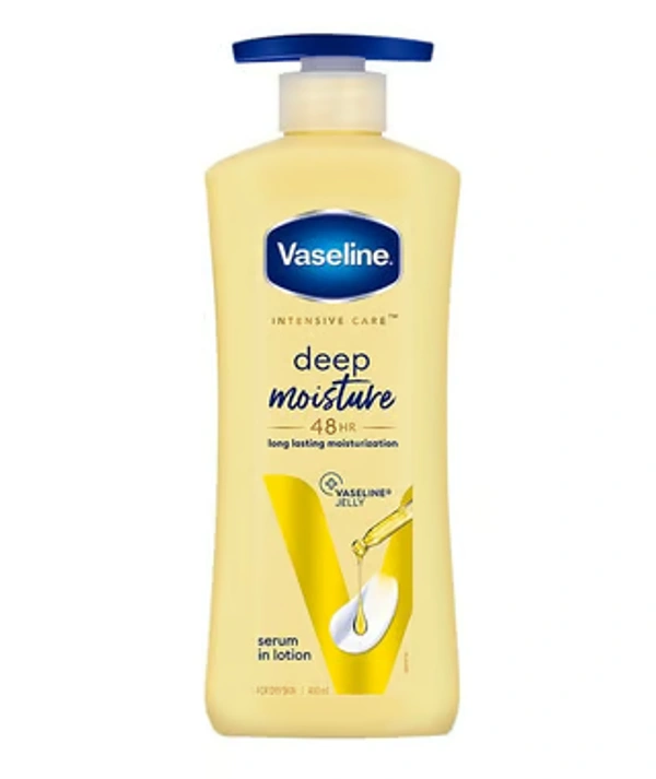 Vaseline Intensive Care Deep Body Lotion (Long Lasting Moisturization For Healthy, Glowing Skin) - 400 ML
