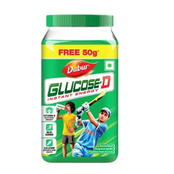 Dabur Glucose-D Energy Drink Mix - Free 50 g - 450 GM