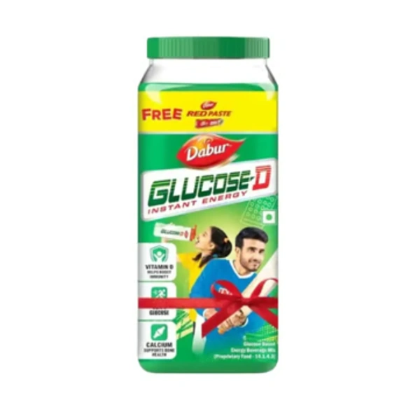 Dabur Glucose-D Energy Drink Mix - with Dabur Red Paste 175g free - 1 KG