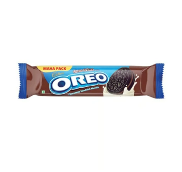 Cadbury Oreo Chocolate Flavour Sandwich Cream Biscuits - 125.25 GM